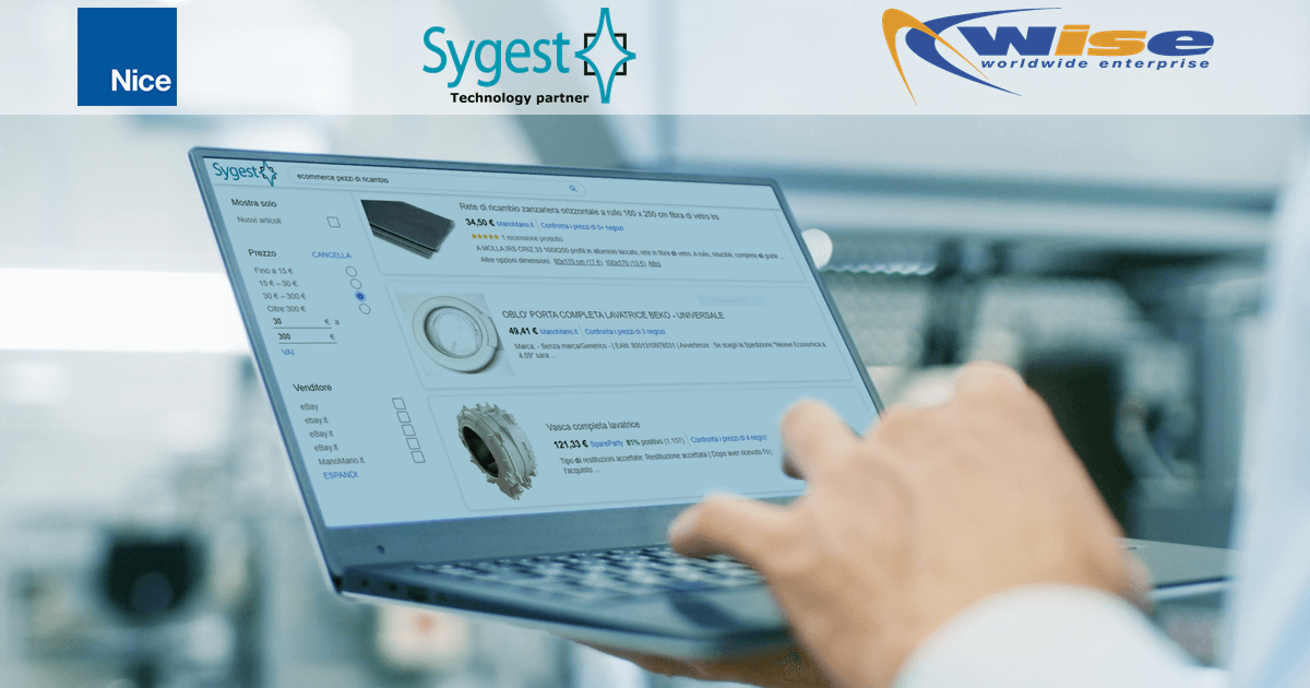 Gestione ricambi online - e-commerce B2B spare parts | Sygest Srl