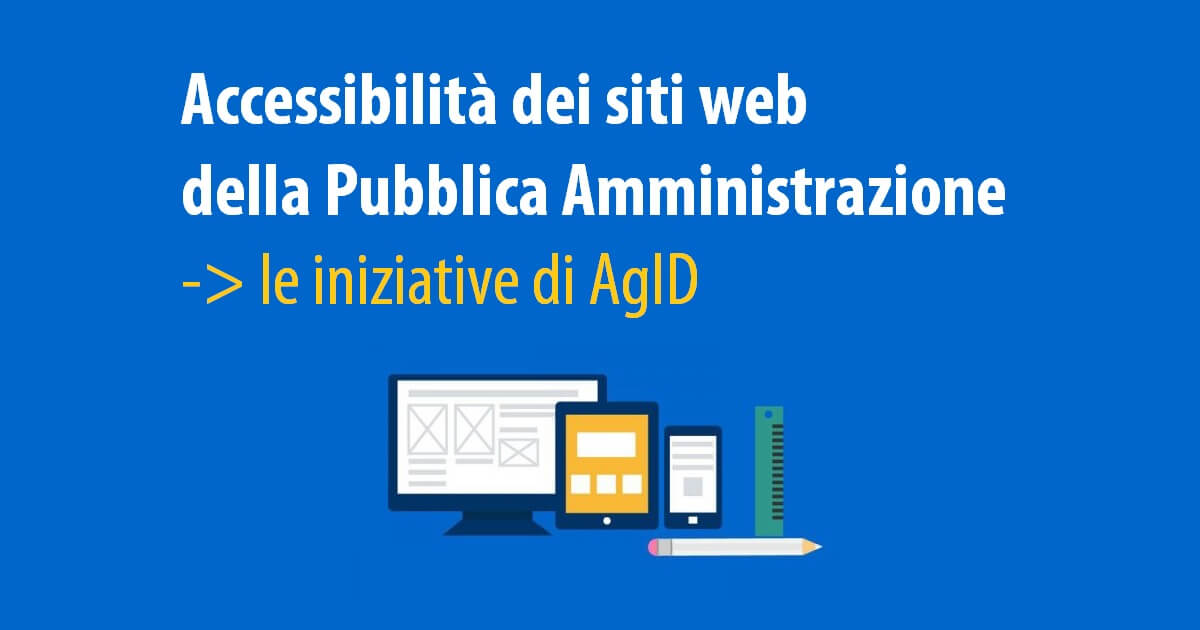 Accessibilità dei siti web PA - AgID