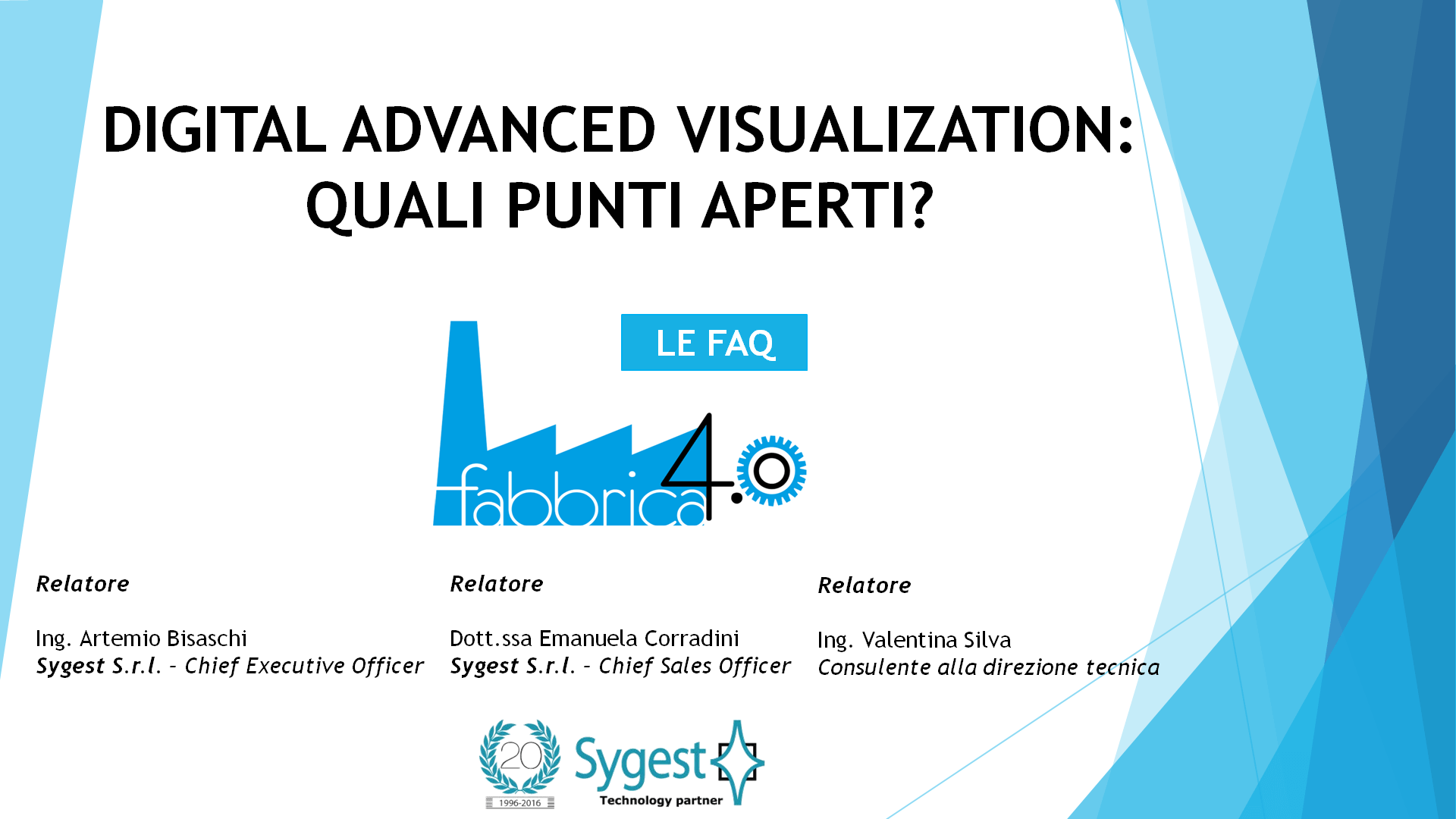 Fabbrica 4.0 - Digital Advanced Visualization